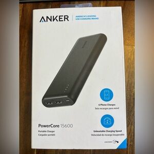 Anker PowerCore 15600 Portable Charger Power Bank | 4.8A Output New Box